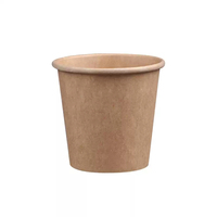 Gobelet jetable blanc de 30 ml à 100 ml, mini gobelet en papier kraft, petite taille, idéal pour manger et boire, gobelet en papier de couleur naturelle