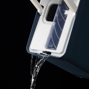 <span class=keywords><strong>LIDL</strong></span> Mismo estilo 360 Limpieza de microfibra Hogar Mojado y seco Mopa plana mágica de doble uso con cubo de fregona y 2 uds Paños de fregona - Product Image 4