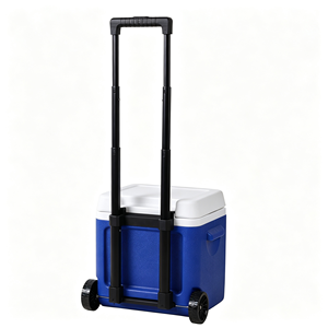 1. Chariot de traiteur isotherme à roulettes avec roulettes pivotantes, robuste et étanche, pour usage commercial - Product Image 5
