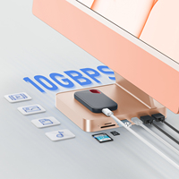 Estación de acoplamiento 6/7 en 1, adaptador de carcasa de 7 puertos USB 3,0 para IMac M1 chip m.2 data SSD