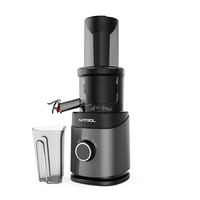 Multifunctionele Brede Goot Elektrische Oranje Juicer Batterij Werkte Geen Filter Scherm Trage Koude Pers Voor Huishoudelijk Gebruik