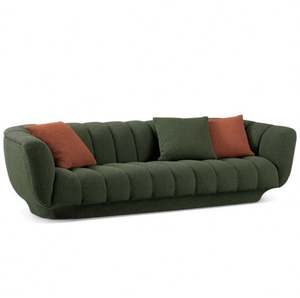 Ensemble de canapés modulaires en tissu en forme de U, design moderne et créatif Suessen 2024, avec pieds en bois, nouvelle arrivée pour le salon - Product Image 2