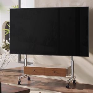Meubles de salon Support de télévision en bois simple avec <span class=keywords><strong>meuble</strong></span> de rangement Chariot de télévision moderne pour 32 à 75 pouces - Product Image 2