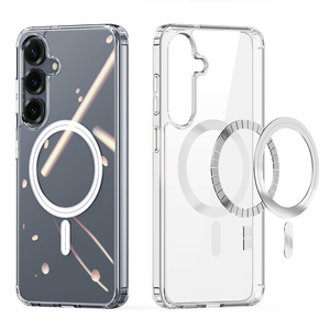 เคสโทรศัพท์แบบ all-inclusive สำหรับ S25Plus เคสแม่เหล็ก S25Edge เคสใสเรียบง่ายความคมชัดสูง - Product Image 1