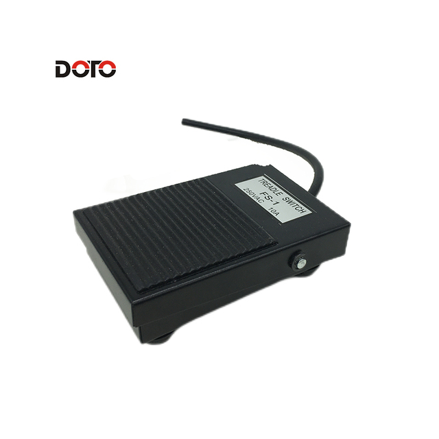 TFS-1 TFS-01 FS-1 Foot Pedal Switch Self-resetting Power Switch NO NC Non-slip Bottom Foot Control Switch Plastic Cover