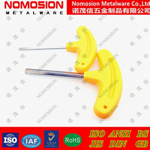 Llave Hexagonal en T NBJ16 de 4 mm, Cromada, de Acero Inoxidable, Grado Industrial - Product Image 3