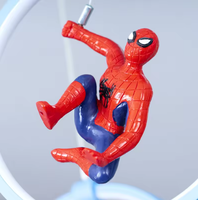 Plafonnier moderne Led pour chambre d'enfants en forme de SpiderMan avec étoiles de dessin animé pour la protection des yeux