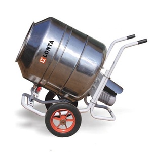 Mezcladora de Cemento y Concreto LONTA CQ350 de 350L, de Acero Inoxidable, Pequeña, Manual, Móvil, Portátil, con Motor Eléctrico, para Uso Doméstico, de Grado Alimenticio - Product Image 6