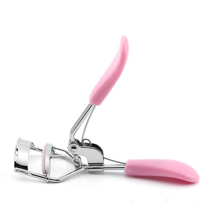 Recourbe-cils avec manche en plastique, angle large, recourbe-cils naturel, pince à cils portable, outil de maquillage pour les yeux, logo personnalisé OEM - Product Image 5