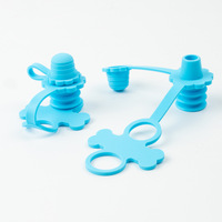 Bouchon de bouteille d'eau anti-déversement pour tasses d'enfants, adaptateur de bec verseur en silicone de remplacement
