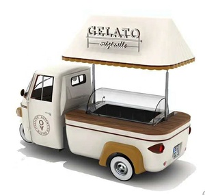 Piaggioe mono carrito de comida de 3 ruedas de café carrito de comida del triciclo del carro de comida para la venta - Product Image 3