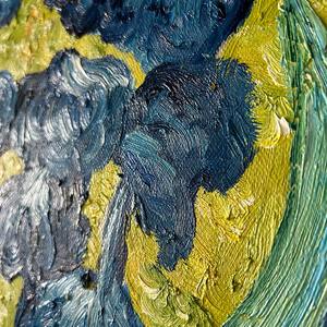 Arte Iris moderno estirado y enmarcado lienzo floral <span class=keywords><strong>Van</strong></span> <span class=keywords><strong>Gogh</strong></span> flores famosas pinturas al óleo reproducción Artwor lienzo arte de pared - Product Image 3