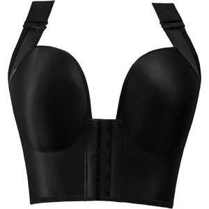 Sujetador de copa profunda para mujer con faja incorporada, oculta la grasa de la espalda, ropa interior moldeadora, cobertura completa de la espalda, talla grande, cierre frontal - Product Image 6
