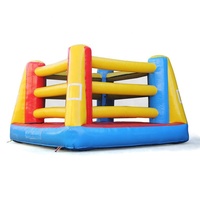 Zone de combat gonflable pour événements commerciaux en plein air et en intérieur, location de fête, lutte, boxe, ring pour enfants et adultes