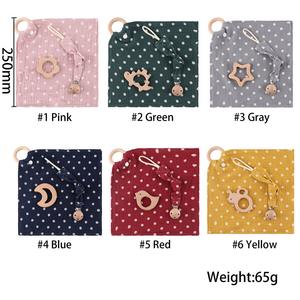 Ensemble de bavoirs pour bébé, 12 pièces, cadeau pour bébé, dessin animé, accessoires d'alimentation, clip de sucette, lapin, nouvelle collection 2020 - Product Image 3