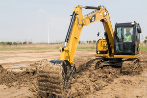 Mini-excavatrice CAT 307E2 d'occasion, 7T d'origine, Caterpillar, faible nombre d'heures, CE EPA - Product Image 2