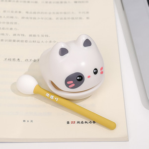 Petit dessin animé mignon filet de poisson rouge ornement créatif résine papeterie de bureau pour bureau drôle décoration cadeau de stabilité émotionnelle - Product Image 2