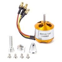 Moteur XXD 2212 1400KV, ensemble d'hélices ESC sans balais 30A, hélicoptère à aile fixe RC 8060, 280W, 5200 tr/min