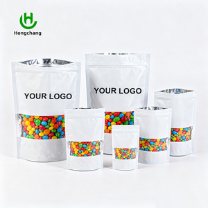 Sachet Doypack en aluminium gravé personnalisé avec fermeture zip, étanche, en matériaux recyclés pour snacks, chips, café et produits à mâcher - Product Image 1