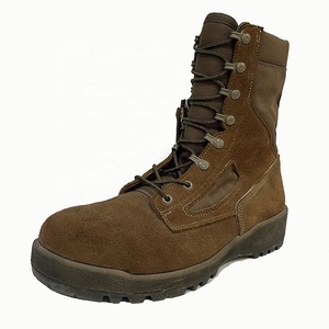<span class=keywords><strong>Bottes</strong></span> de sécurité supérieures en toile respirante légère pour hommes chaussures tactiques haut de gamme dans la jungle du désert pour la randonnée hivernale avec fermeture à <span class=keywords><strong>lacets</strong></span> - Product Image 3