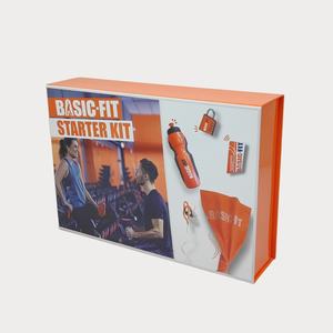 Caja de papel Kraft naranja de lujo con logotipo personalizado, cartón rígido plegable, materiales reciclados, ventaja UV para reloj magnético de lujo - Product Image 3