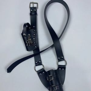 Steampunk Renaissance Piraten Schoudergordel Baldric Pu Lederen Flintlock Cutlass <span class=keywords><strong>Holster</strong></span> Larp Zwaard Pistool Houder Cosplay Kostuum - Product Image 4
