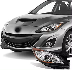 Flyingsohigh phare de voiture phare pour <span class=keywords><strong>Mazda</strong></span> <span class=keywords><strong>3</strong></span> 2010 2012 2013 Usa modèle remplacement halogène phare Auto pièces de rechange - Product Image 1