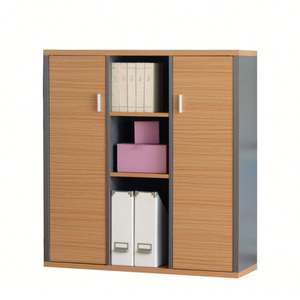 Système de bibliothèque en bois moderne extra épais et robuste pour la maison, le bureau et la chambre - Étagères de rangement et présentoir - Product Image 1