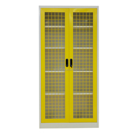 Meuble de bureau moderne 2026 avec portes en maille, armoire de rangement en acier de qualité supérieure Anhui, classeur métallique pour dossiers de bureau