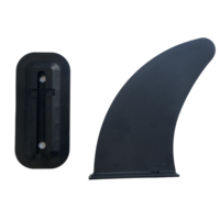Fabricant de pagaie Sup gonflable 10 ''avec Surface en fibre de carbone, boîte américaine classique, aileron