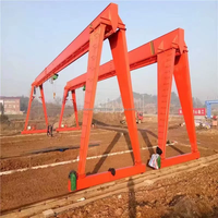 Mini-grue portique électrique portable de 1, 2, 3 et 5 tonnes pour atelier avec palan, prix de la grue portique montée sur rail