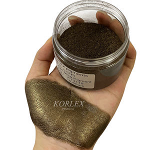 Poudre de Mica Pigment nacré de couleur marron gris <span class=keywords><strong>noir</strong></span> pour l'impression textile peint le plastique - Product Image 4
