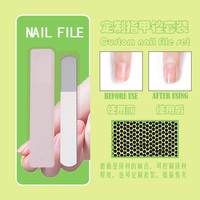 Mini lime à ongles personnalisée Loge Boomerang Lime à ongles en gel Logo personnalisé Lime à ongles