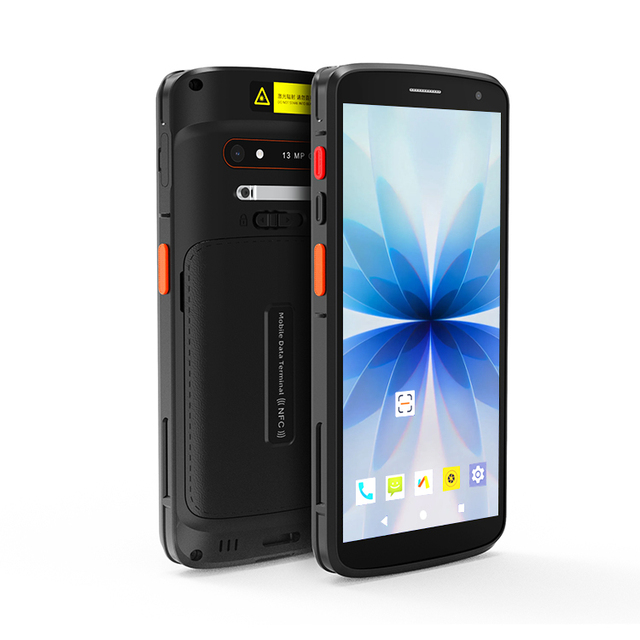 Handheld PDA  Android 15 Terminal Data Collector 13M Camera Wifi 2D Barcode Scanner 4GB/64GB RAM/ROM 6-inch Screen GPS Stock