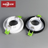 2025 nouveau encastré GU10 Downlight PC boîtier sans garniture cadre rond projecteur salon chambre éclairage à la maison