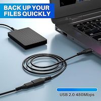 Kabel Ekstensi USB 2.0 10m/20m Pabrik Guangdong, Pengisian Cepat, Warna Hitam, untuk Pemindai Barcode & Kamera, Penggunaan Komputer/Printer