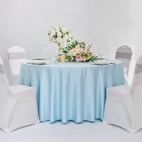 Nappe unie rose pour restaurant, mariage, fête, banquet
