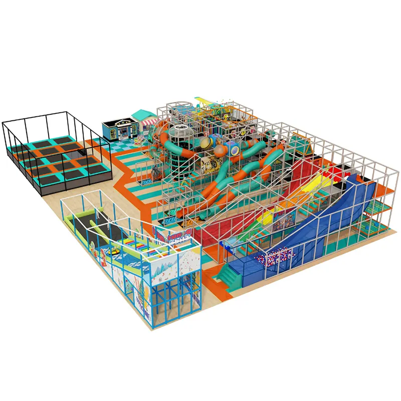 Conjunto de equipamentos de playground interno para crianças, fabricante chinês de alta qualidade, comercial, área de recreação pequena e macia para crianças