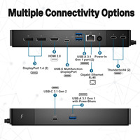 Base de Conexión Thunderbolt 4 para Dell WD22TB4, Hub USB C con Adaptador de Corriente de 180W, Interfaz USB 3.2 para Laptop y Monitor