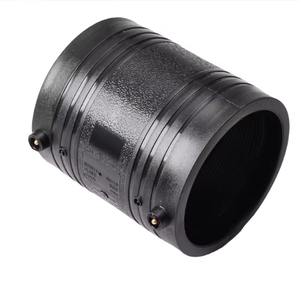 Raccords par électrofusion PE100 PE80 Noir PN16 	 Raccord DN50-110 	 Raccords de tuyaux en plastique <span class=keywords><strong>HDPE</strong></span> pour système de plomberie Raccords de tuyaux en <span class=keywords><strong>HDPE</strong></span> - Product Image 1