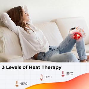Alat Pijat Lutut 3-in-1 dengan Panas & Getaran Tanpa Kabel Mesin Pijat Lutut Berpemanas untuk Meredakan Nyeri Sendi & Sirkulasi Darah - Product Image 4