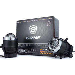 F9 + 1 3 pouces LED projecteur lentille haute qualité automobile phare pièces <span class=keywords><strong>de</strong></span> rechange 6000K blanc froid antibrouillard - Product Image 2