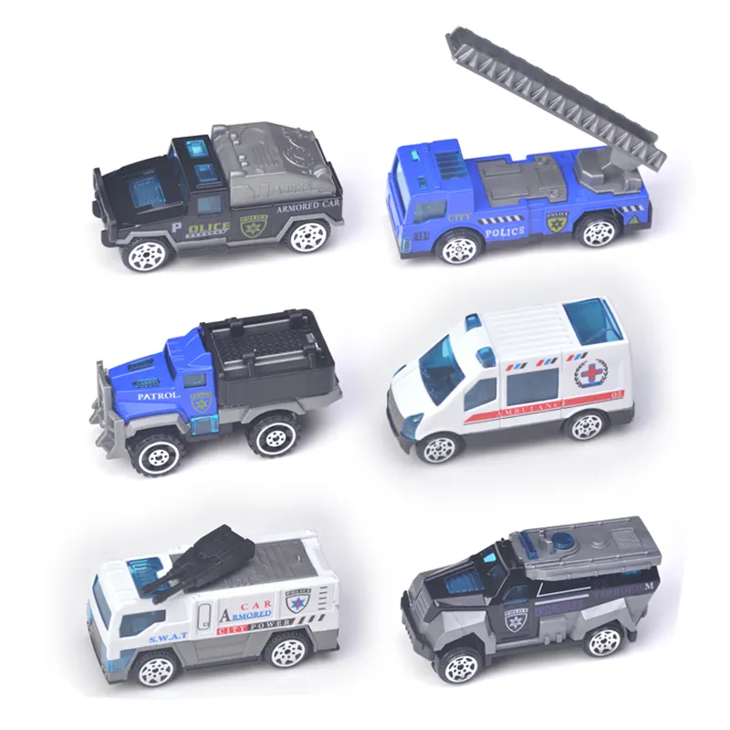 QS Customized Service Metal Toys Vehicle Children Gift Free Wheel Die Cast Friction Simulation Model Car Alloy Suit Collection