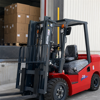 Chariot élévateur télescopique diesel WGZN professionnel de 3, 3,5, 4 et 5 tonnes avec moteur fiable et puissant
