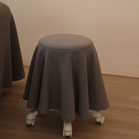 L'ensemble de draps de table de massage en microfibre gris foncé (différentes couleurs) accepte la taille et le logo personnalisés