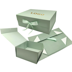 Hot Bán Tùy Chỉnh In Ấn Bìa Bao Bì Hộp Gấp Từ Hộp Quà Tặng Với Ribbon Cho Quần Áo Mỹ Phẩm Đồ Chơi - Product Image 1