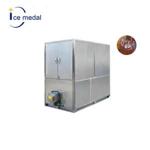 ICEMEDAL 1 Ton mesin es industri desain canggih mesin es kubus Tonnage kecil otomatis kualitas tinggi