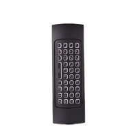 Souris aérienne 3-en-1 FY MX3 2,4 GHz, clavier sans fil, télécommande à code d'apprentissage infrarouge, matériau ABS, boutons en caoutchouc pour Smart TV
