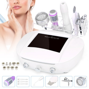 High Frequency Dermabrasion Facial Skin Clean Diamond Dermabrasion 6 in 1 Aqua Peeling Facial Cleaning Beauty <b>Machine</b> - Product Image 6