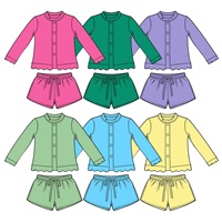 DH ODM Premium Mädchen Loungewear-Set Langarm-Oberteil mit Knöpfen und Bördelung sowie Shorts mit Kordelzug 2-teiliger Pyjama-Anzug für US AU
